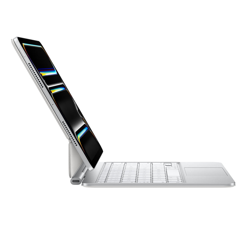 Apple tipkovnica Magic Keyboard za iPad Pro 11 (M4) - slovenska - bela - iSTYLE SI