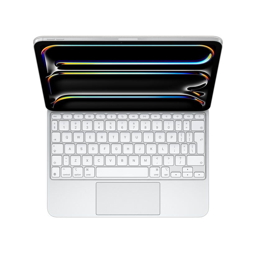 Apple tipkovnica Magic Keyboard za iPad Pro 11 (M4) - slovenska - bela - iSTYLE SI
