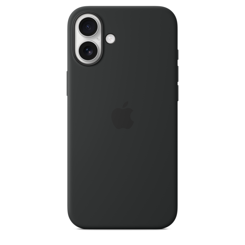 Apple silikonski ovitek z MagSafe za iPhone 16 Plus - črna - iSTYLE SI