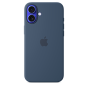 Apple silikonski ovitek z MagSafe za iPhone 16 Plus - denim - iSTYLE SI