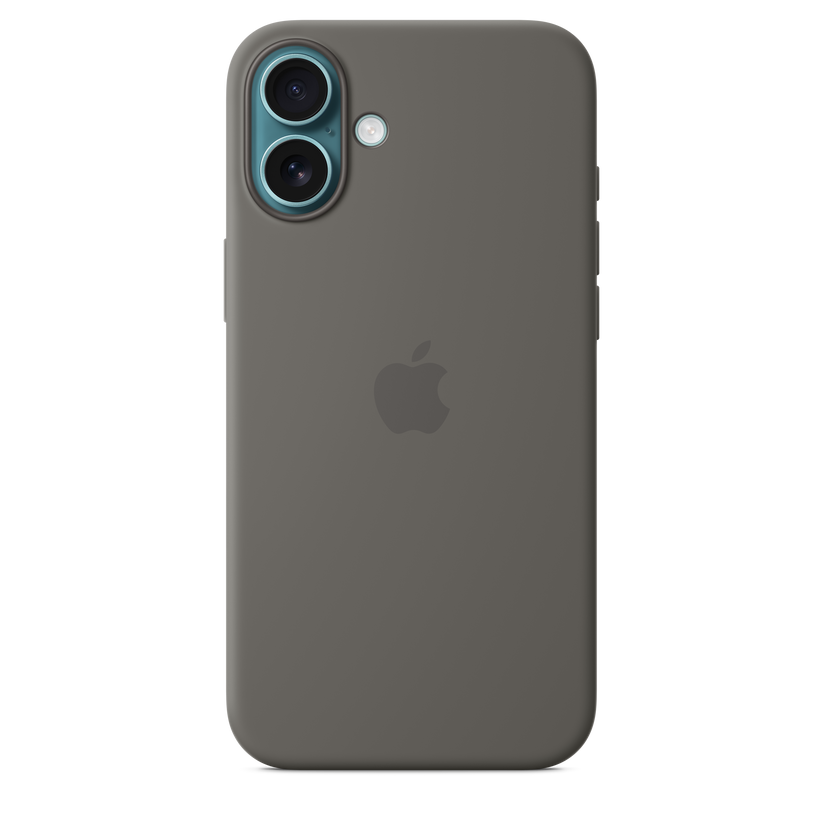 Apple silikonski ovitek z MagSafe za iPhone 16 Plus - kamnito siva - iSTYLE SI