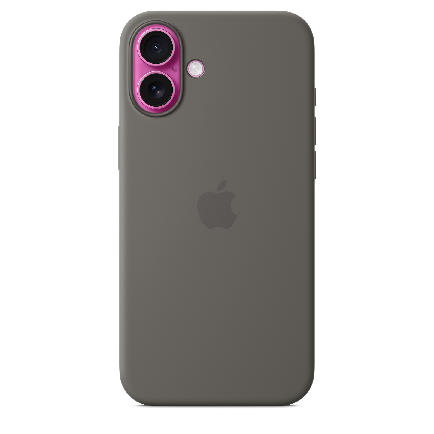 Apple silikonski ovitek z MagSafe za iPhone 16 Plus - kamnito siva - iSTYLE SI