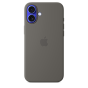 Apple silikonski ovitek z MagSafe za iPhone 16 Plus - kamnito siva - iSTYLE SI