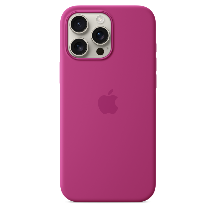 Apple silikonski ovitek z MagSafe za iPhone 16 Pro Max - fuksia - iSTYLE SI