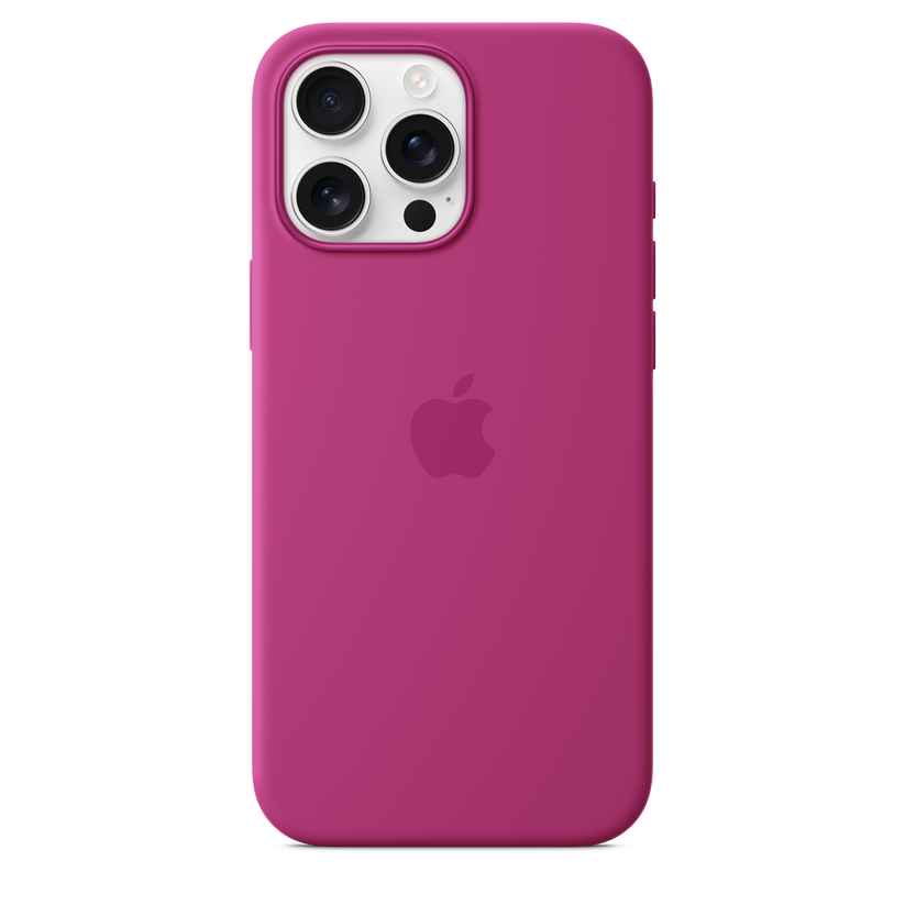 Apple silikonski ovitek z MagSafe za iPhone 16 Pro Max - fuksia - iSTYLE SI
