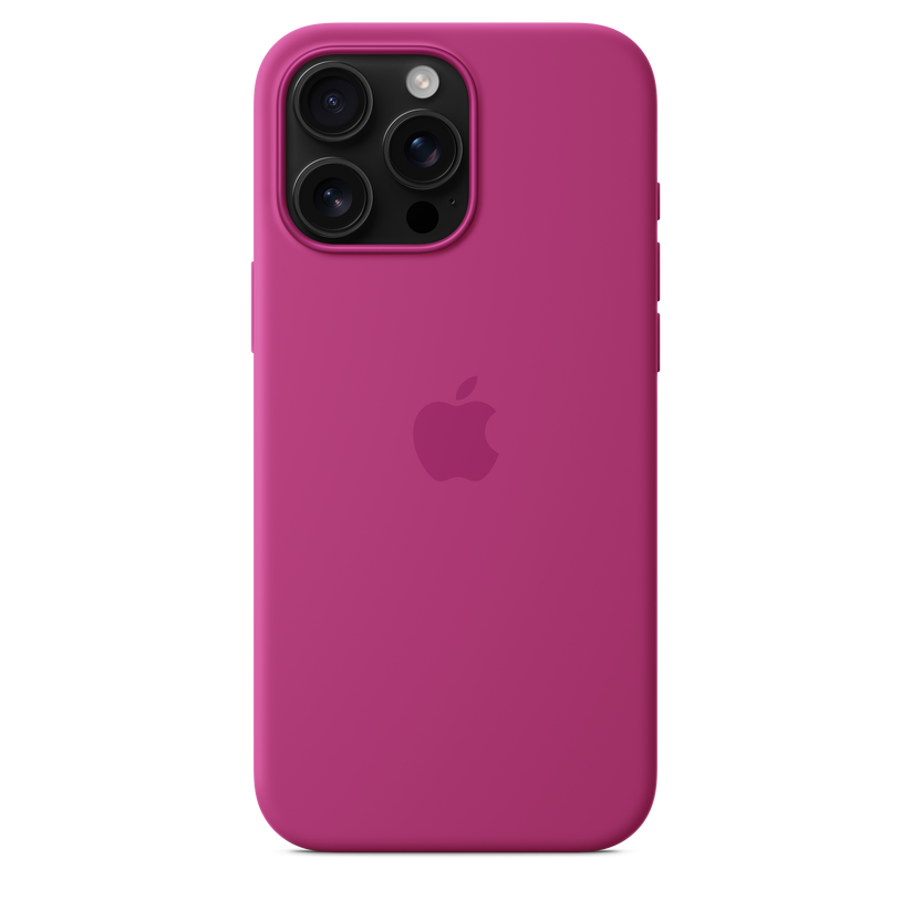 Apple silikonski ovitek z MagSafe za iPhone 16 Pro Max - fuksia - iSTYLE SI