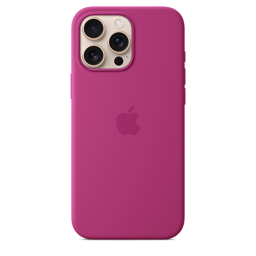 Apple silikonski ovitek z MagSafe za iPhone 16 Pro Max - fuksia - iSTYLE SI