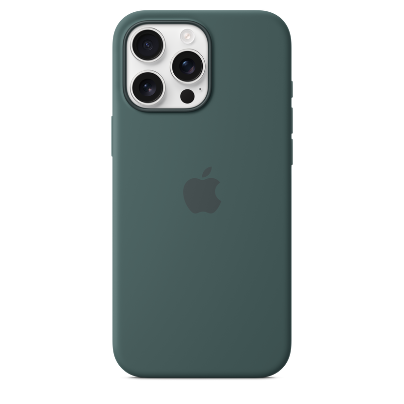 Apple silikonski ovitek z MagSafe za iPhone 16 Pro Max - jezersko zelena - iSTYLE SI