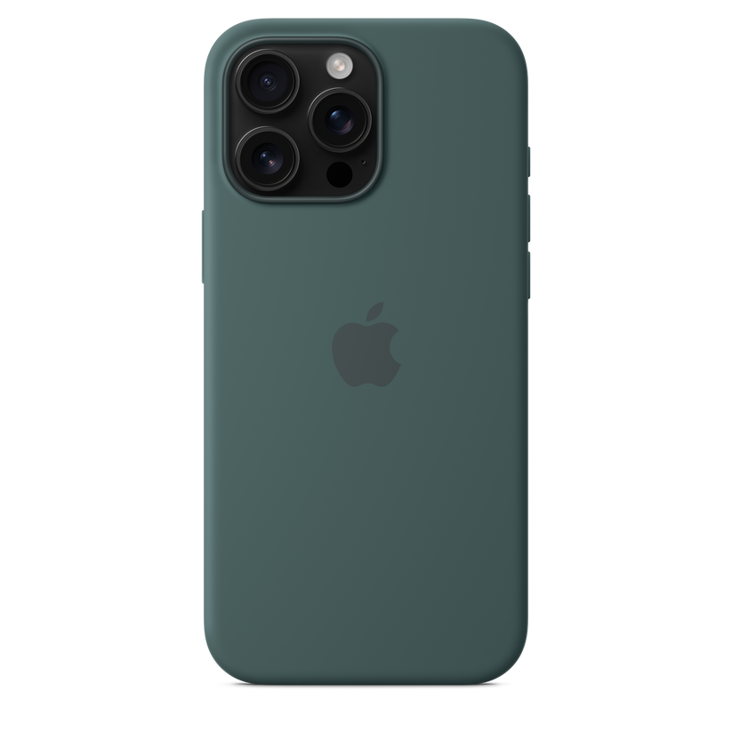 Apple silikonski ovitek z MagSafe za iPhone 16 Pro Max - jezersko zelena - iSTYLE SI