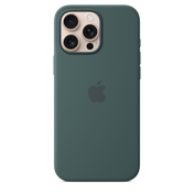 Apple silikonski ovitek z MagSafe za iPhone 16 Pro Max - jezersko zelena - iSTYLE SI