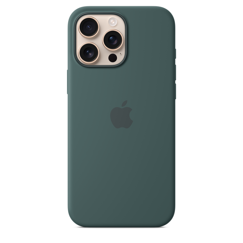 Apple silikonski ovitek z MagSafe za iPhone 16 Pro Max - jezersko zelena - iSTYLE SI