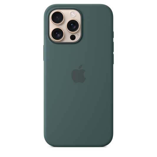 Apple silikonski ovitek z MagSafe za iPhone 16 Pro Max - jezersko zelena - iSTYLE SI