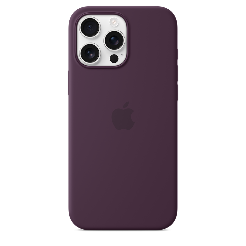 Apple silikonski ovitek z MagSafe za iPhone 16 Pro Max - sljiva - iSTYLE SI