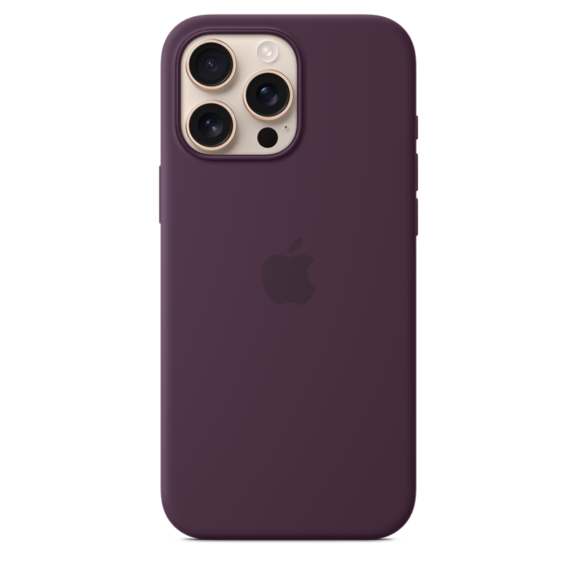 Apple silikonski ovitek z MagSafe za iPhone 16 Pro Max - sljiva - iSTYLE SI