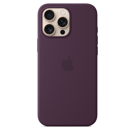 Apple silikonski ovitek z MagSafe za iPhone 16 Pro Max - sljiva - iSTYLE SI