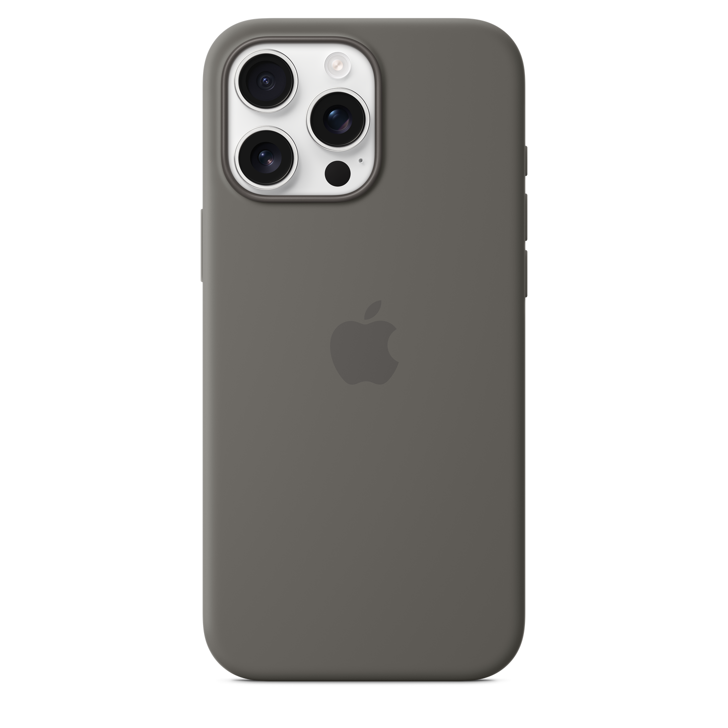 Apple silikonski ovitek z MagSafe za iPhone 16 Pro Max - kamnito siva - iSTYLE SI