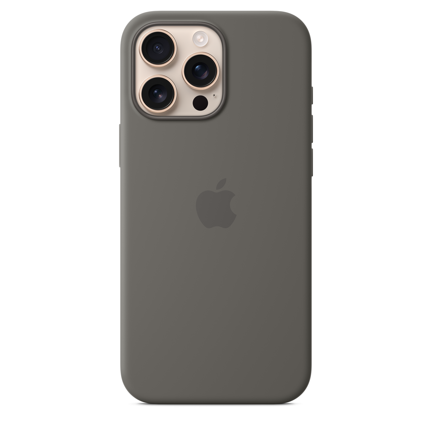 Apple silikonski ovitek z MagSafe za iPhone 16 Pro Max - kamnito siva - iSTYLE SI