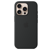 Apple silikonski ovitek z MagSafe za iPhone 16 Pro - črna - iSTYLE SI