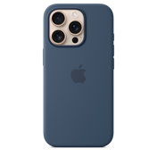 Apple silikonski ovitek z MagSafe za iPhone 16 Pro - denim - iSTYLE SI