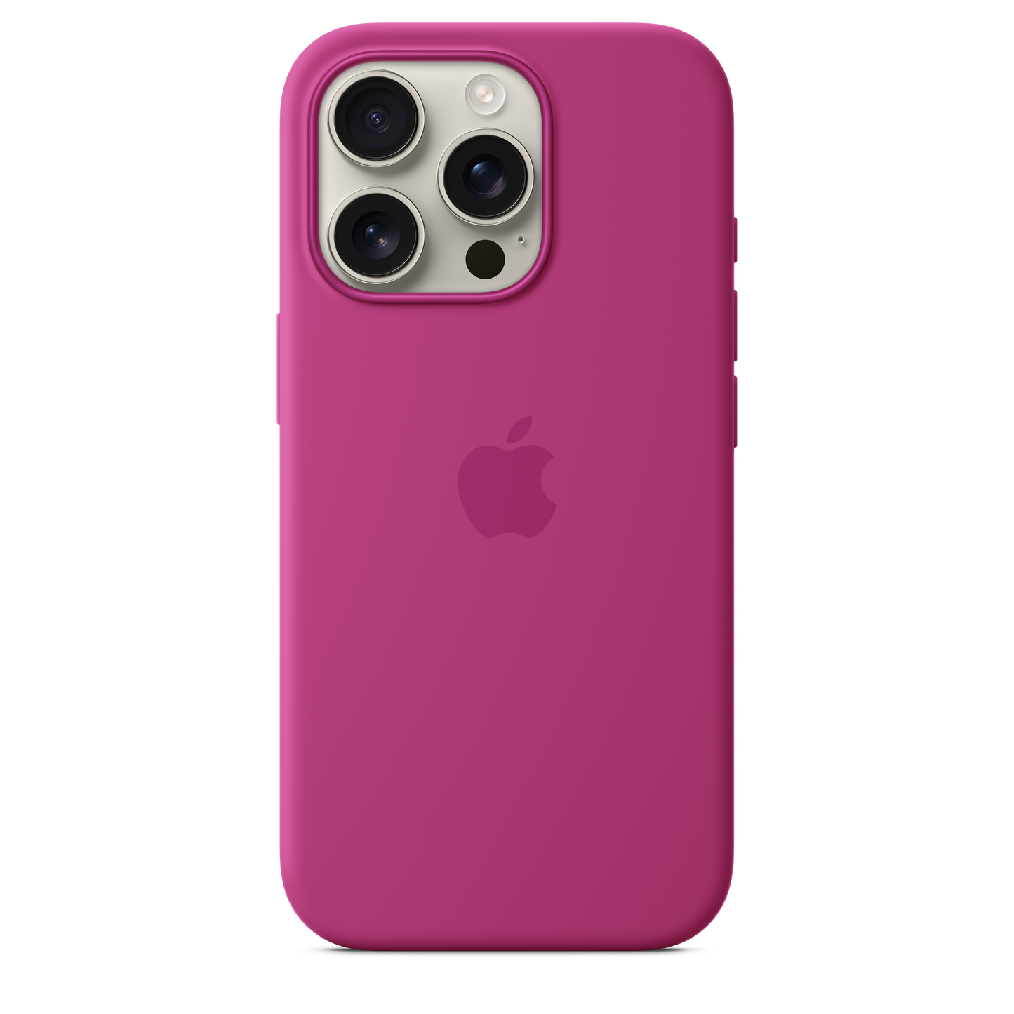 Apple silikonski ovitek z MagSafe za iPhone 16 Pro - fuksia - iSTYLE SI