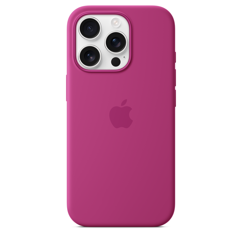 Apple silikonski ovitek z MagSafe za iPhone 16 Pro - fuksia - iSTYLE SI