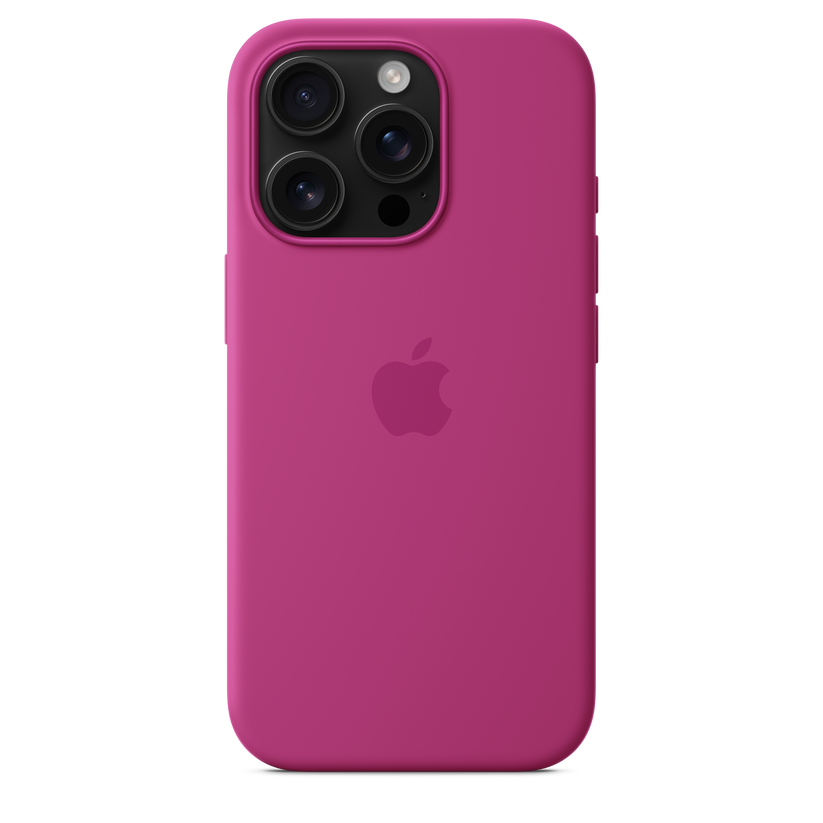 Apple silikonski ovitek z MagSafe za iPhone 16 Pro - fuksia - iSTYLE SI