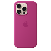 Apple silikonski ovitek z MagSafe za iPhone 16 Pro - fuksia - iSTYLE SI