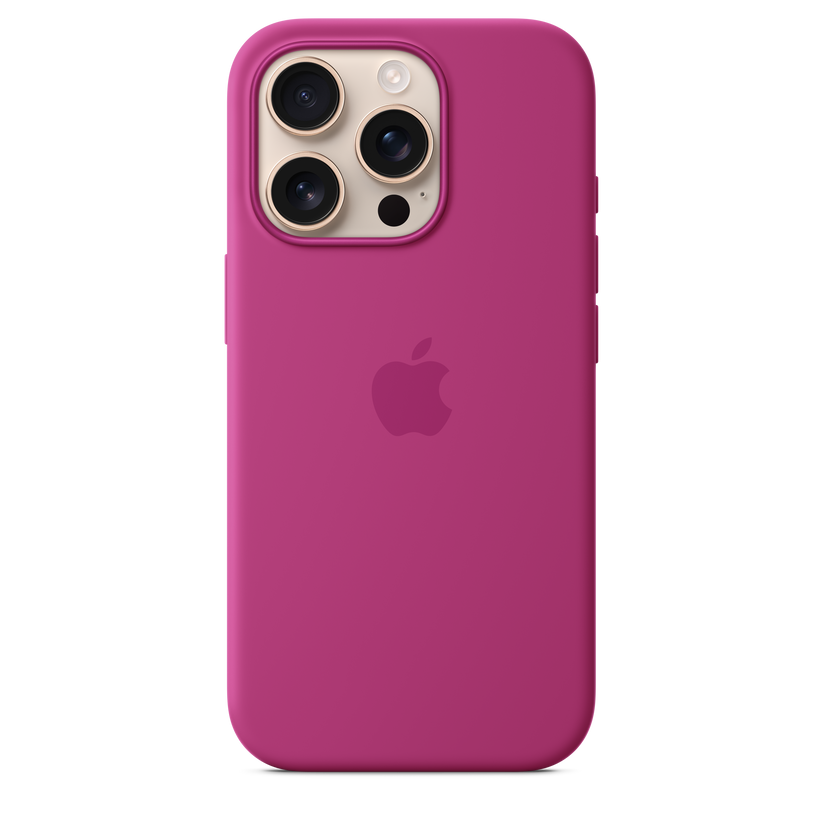 Apple silikonski ovitek z MagSafe za iPhone 16 Pro - fuksia - iSTYLE SI