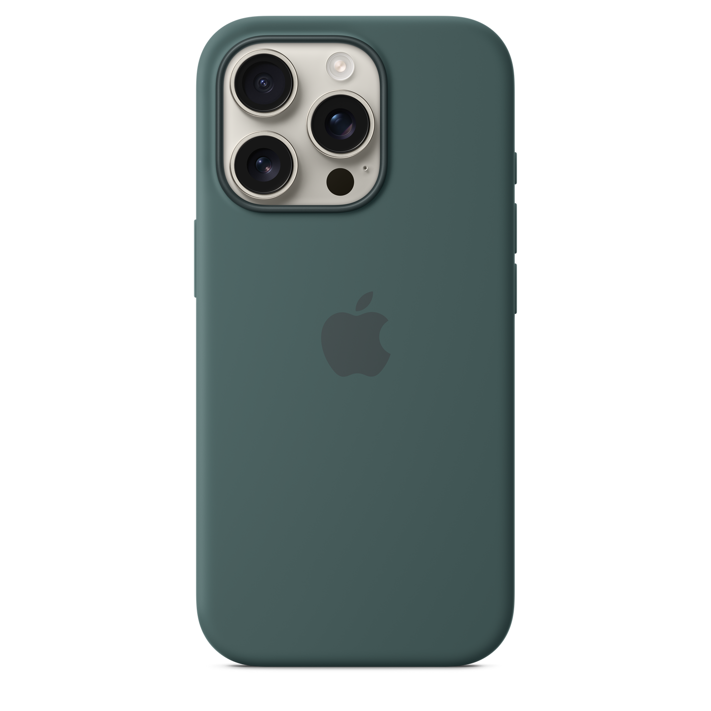 Apple silikonski ovitek z MagSafe za iPhone 16 Pro - jezersko zelena - iSTYLE SI