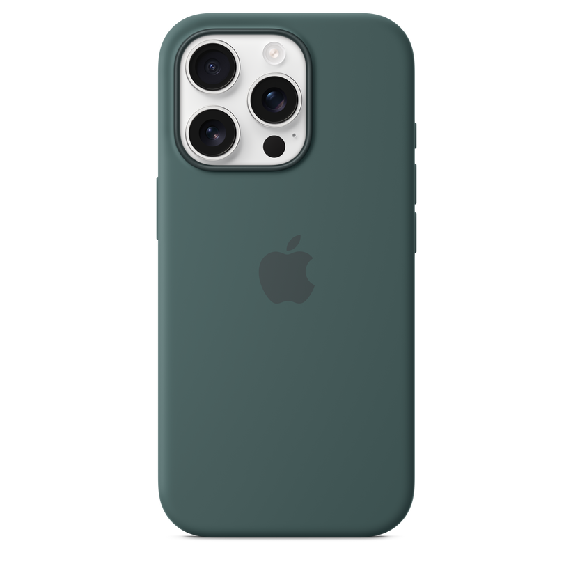 Apple silikonski ovitek z MagSafe za iPhone 16 Pro - jezersko zelena - iSTYLE SI