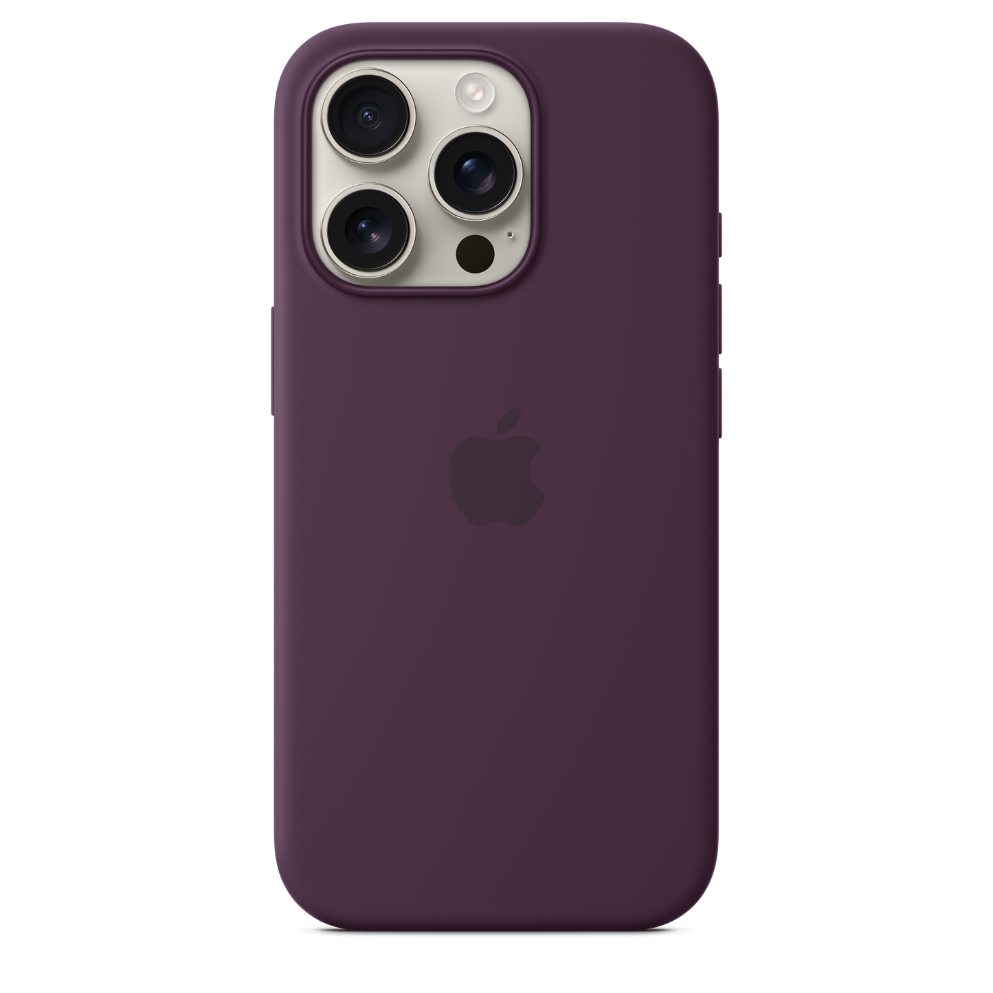 Apple silikonski ovitek z MagSafe za iPhone 16 Pro - sljiva - iSTYLE SI