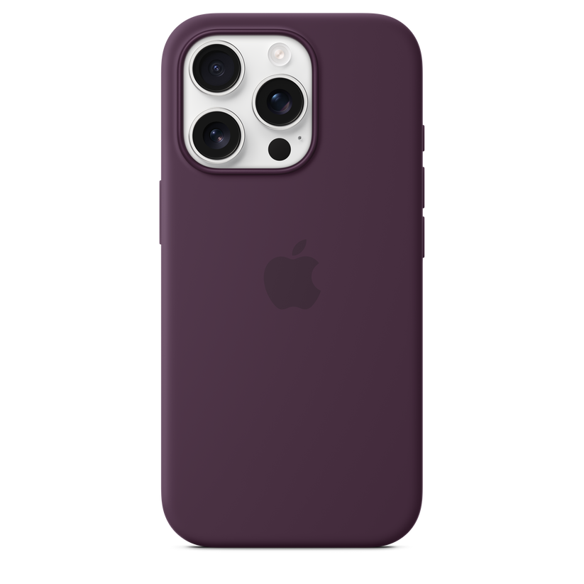 Apple silikonski ovitek z MagSafe za iPhone 16 Pro - sljiva - iSTYLE SI
