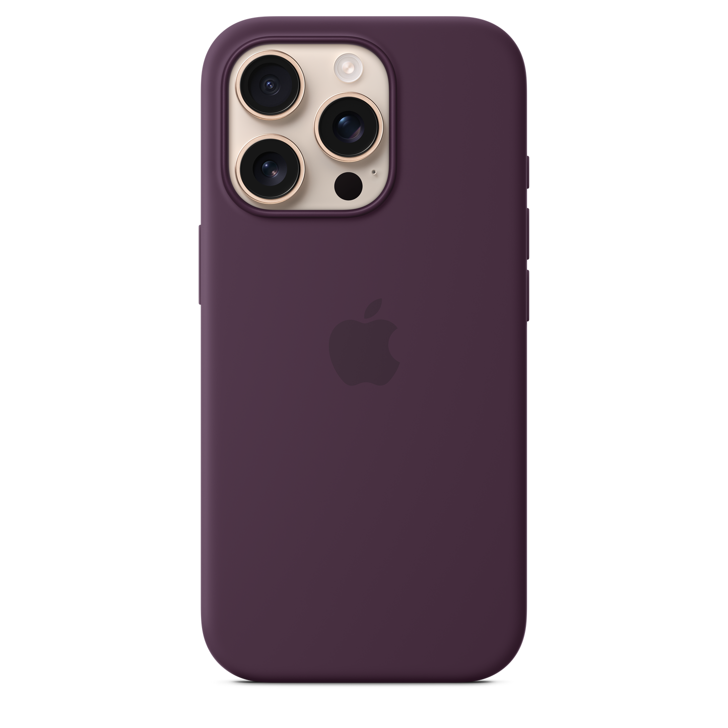Apple silikonski ovitek z MagSafe za iPhone 16 Pro - sljiva - iSTYLE SI