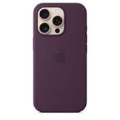 Apple silikonski ovitek z MagSafe za iPhone 16 Pro - sljiva - iSTYLE SI