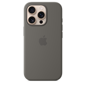 Apple silikonski ovitek z MagSafe za iPhone 16 Pro - kamnito siva - iSTYLE SI
