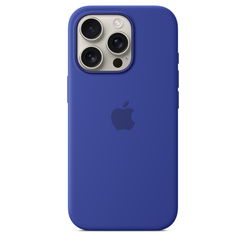 Apple silikonski ovitek z MagSafe za iPhone 16 Pro - ultramarin - iSTYLE SI