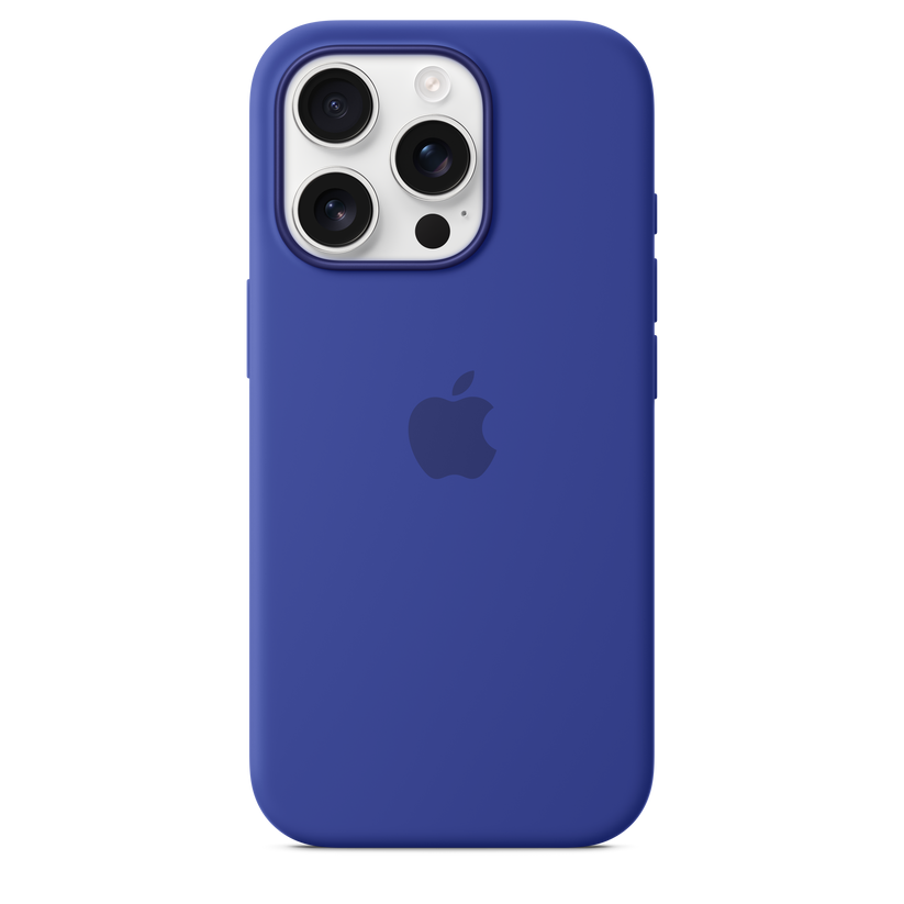 Apple silikonski ovitek z MagSafe za iPhone 16 Pro - ultramarin - iSTYLE SI