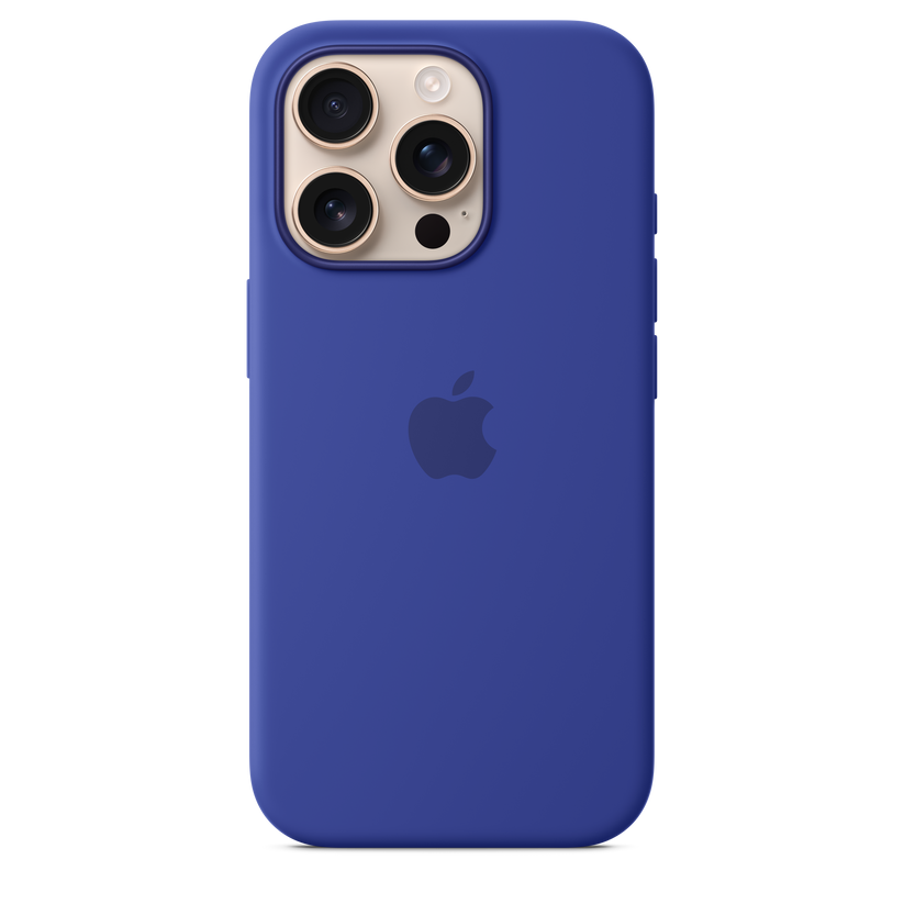Apple silikonski ovitek z MagSafe za iPhone 16 Pro - ultramarin - iSTYLE SI