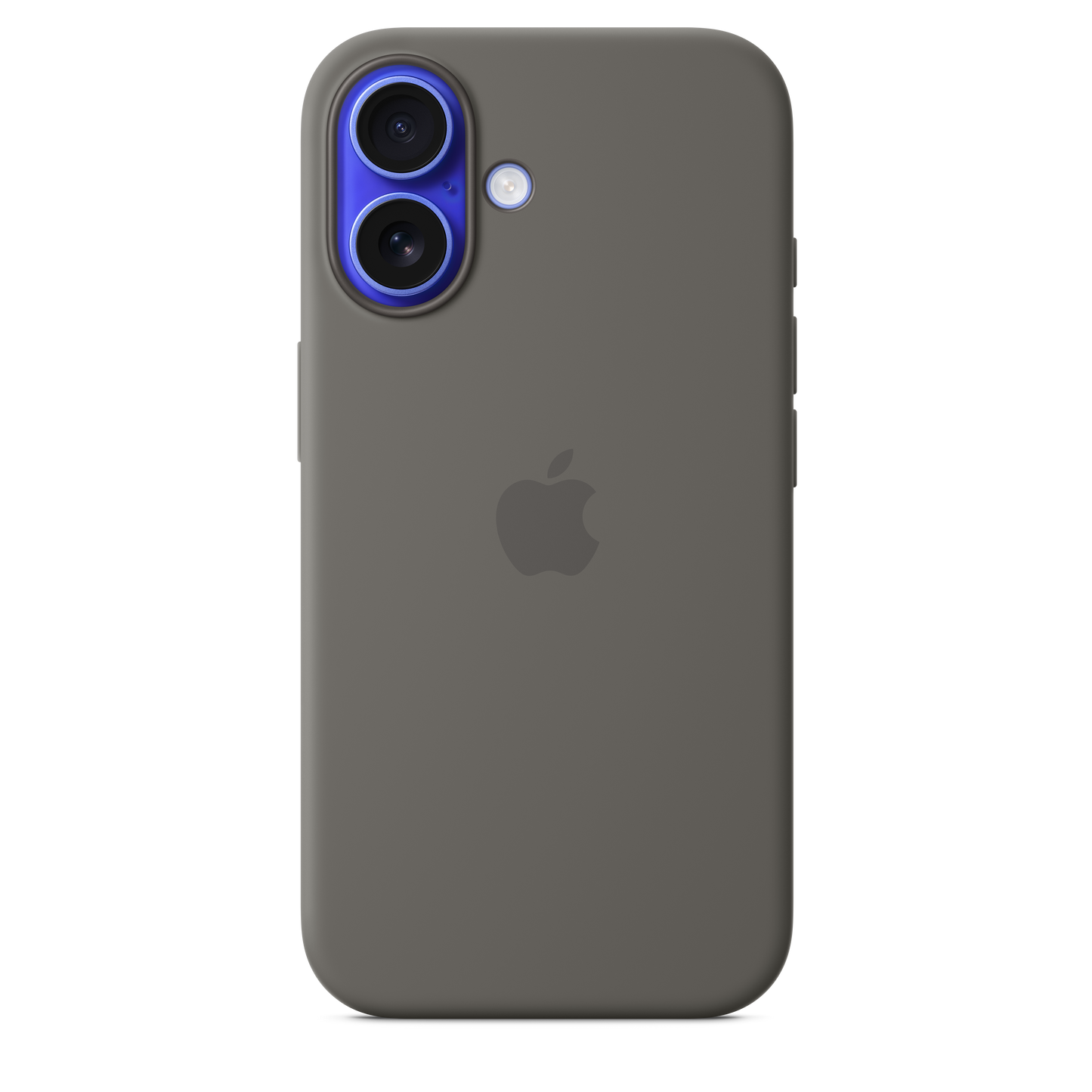 Apple silikonski ovitek z MagSafe za iPhone 16 - kamnito siva - iSTYLE SI