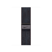 Apple pašček Nike Sport Loop v črni/modri barvi za Apple Watch velikosti 40 mm - iSTYLE SI