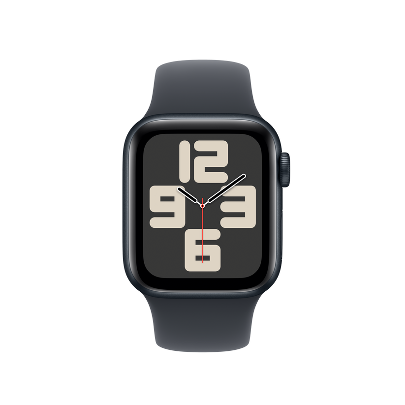 Apple pašček Sport Band M/L v črni barvi za Apple Watch velikosti 40 mm - iSTYLE SI