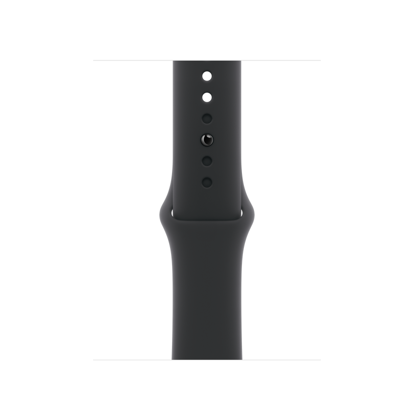 Apple pašček Sport Band M/L v črni barvi za Apple Watch velikosti 40 mm - iSTYLE SI