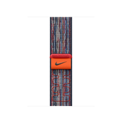 Apple pašček Nike Sport Loop v modri/rdeči barvi za Apple Watch velikosti 40 mm - iSTYLE SI