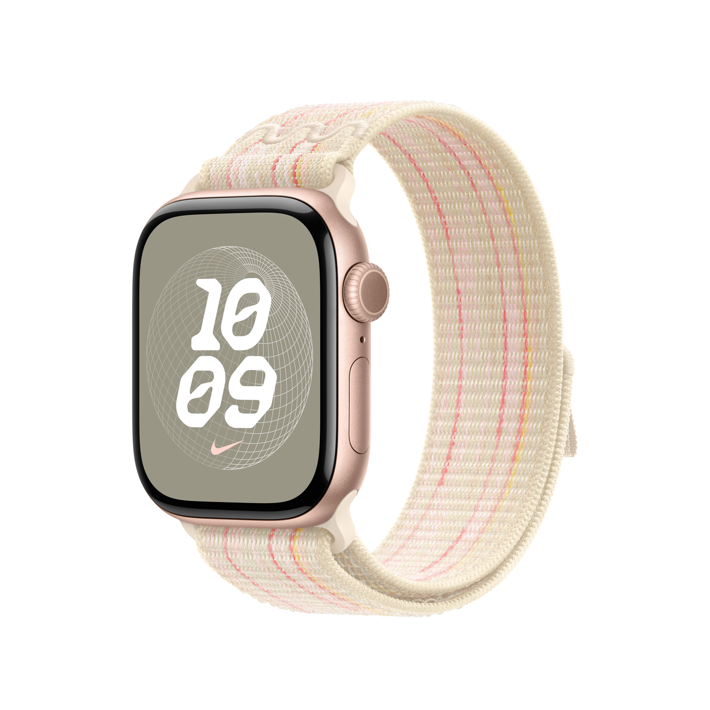 Apple pašček Nike Sport Loop v zvezdnati/roza barvi za Apple Watch velikosti 40 mm - iSTYLE SI
