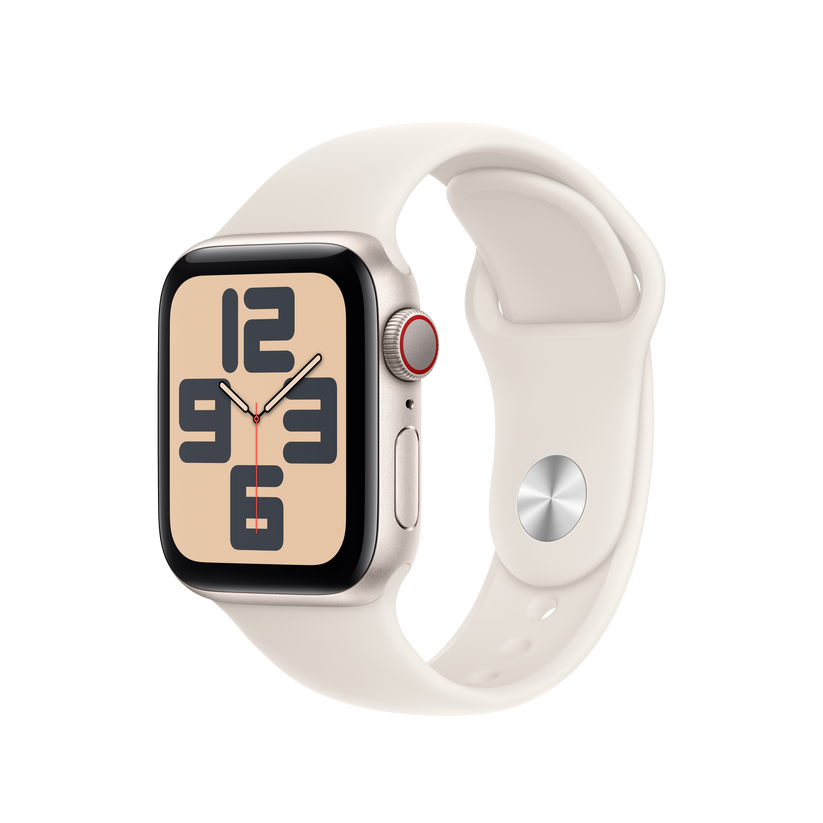 Apple pašček Sport Band M/L v zvezdnati barvi za Apple Watch velikosti 40 mm - iSTYLE SI