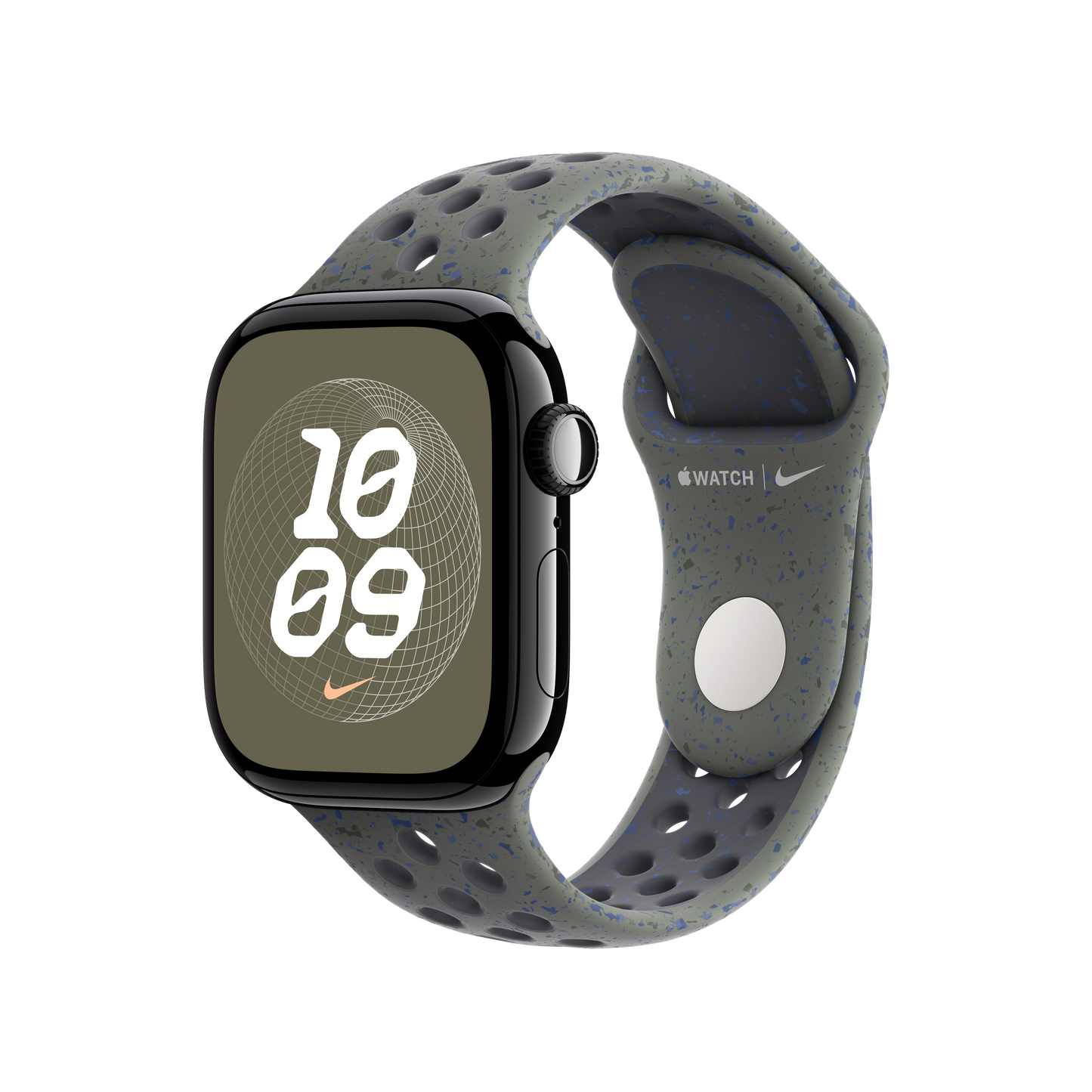Apple pašček Nike Sport Band M/L v vojaški kaki barvi za Apple Watch velikosti 42 mm - iSTYLE SI