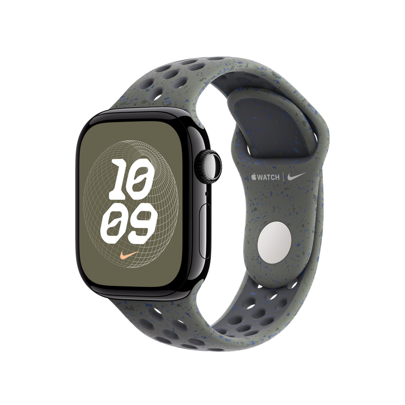 Apple pašček Nike Sport Band M/L v vojaški kaki barvi za Apple Watch velikosti 42 mm - iSTYLE SI