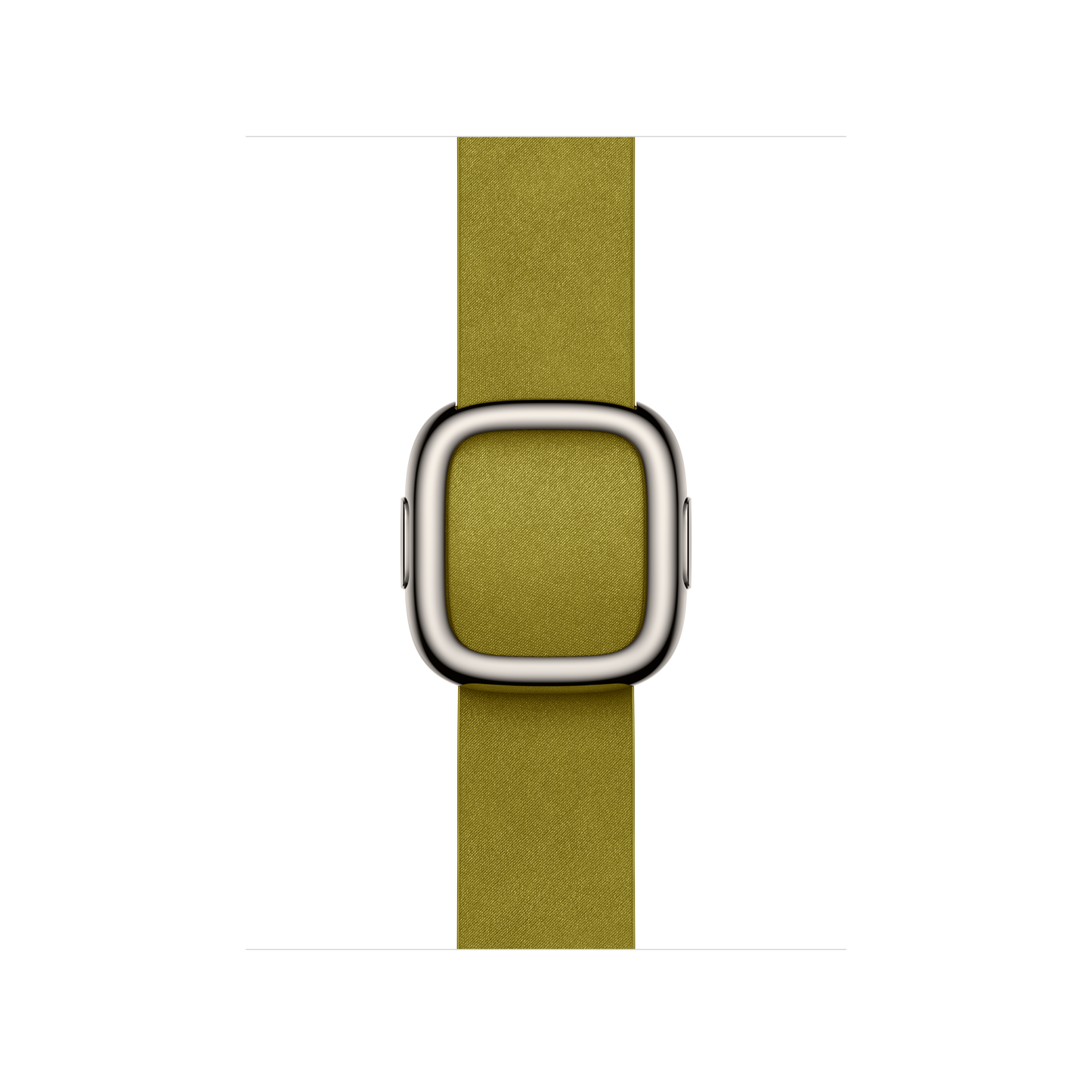 Apple pašček Modern Buckle Large v rumenkasto zeleni barvi za Apple Watch velikosti 42 mm - iSTYLE SI
