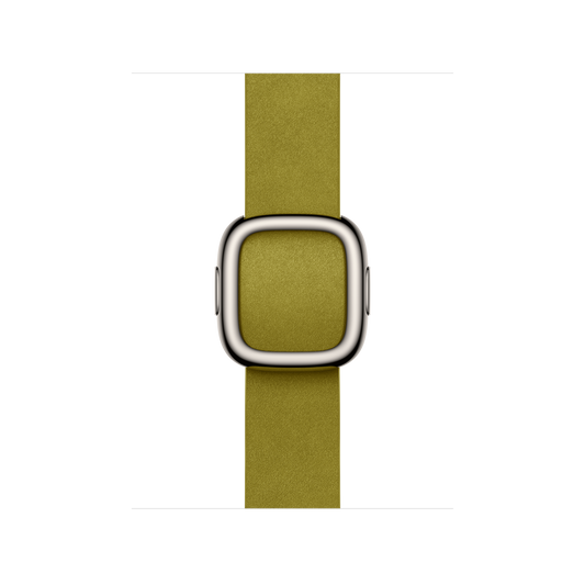 Apple pašček Modern Buckle Large v rumenkasto zeleni barvi za Apple Watch velikosti 42 mm - iSTYLE SI