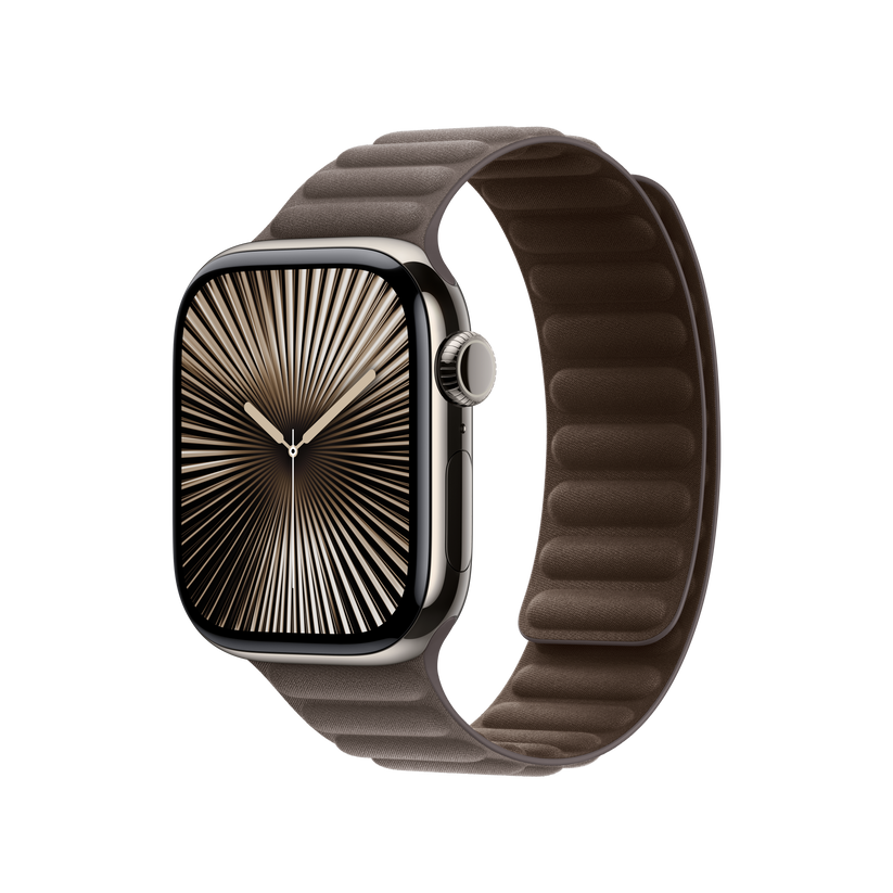 Apple pašček Magnetic Loop M/L v temno rjavi barvi za Apple Watch velikosti 42 mm - iSTYLE SI